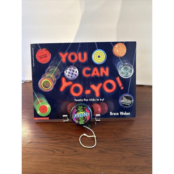 koosh Other - Vintage "You Can Yo-Yo" Book + ProYo Koosh – Retro Toy Collectible 90's